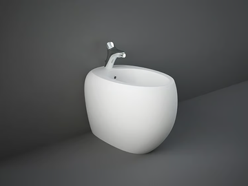 RAK-CLOUD - Floor mounted ceramic bidet by RAK Ceramics - view 2